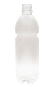 PET-Flasche 500ml transparent, PCO28-Mündung  Lieferung ohne Verschluss, bei Bedarf bitte separat bestellen!